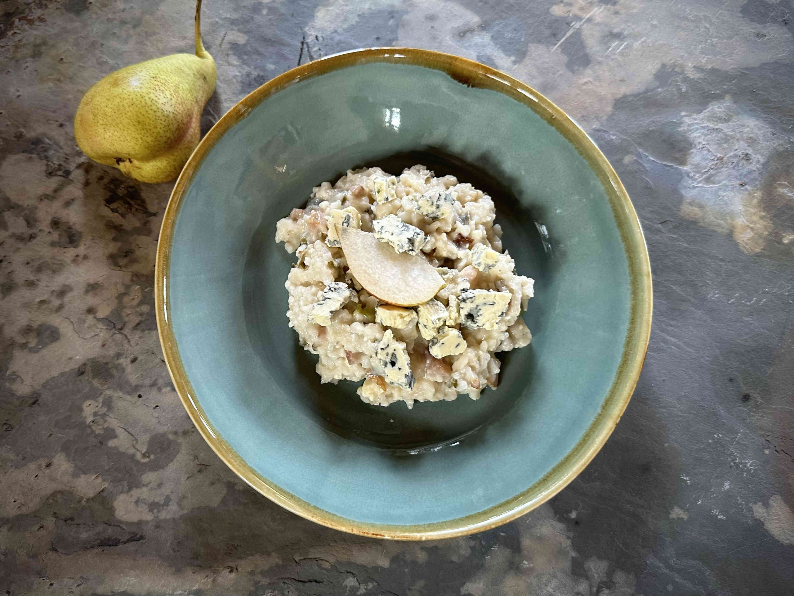 Risotto mit Birnen und Blauschimmelkäse © Alexandra Gorsche