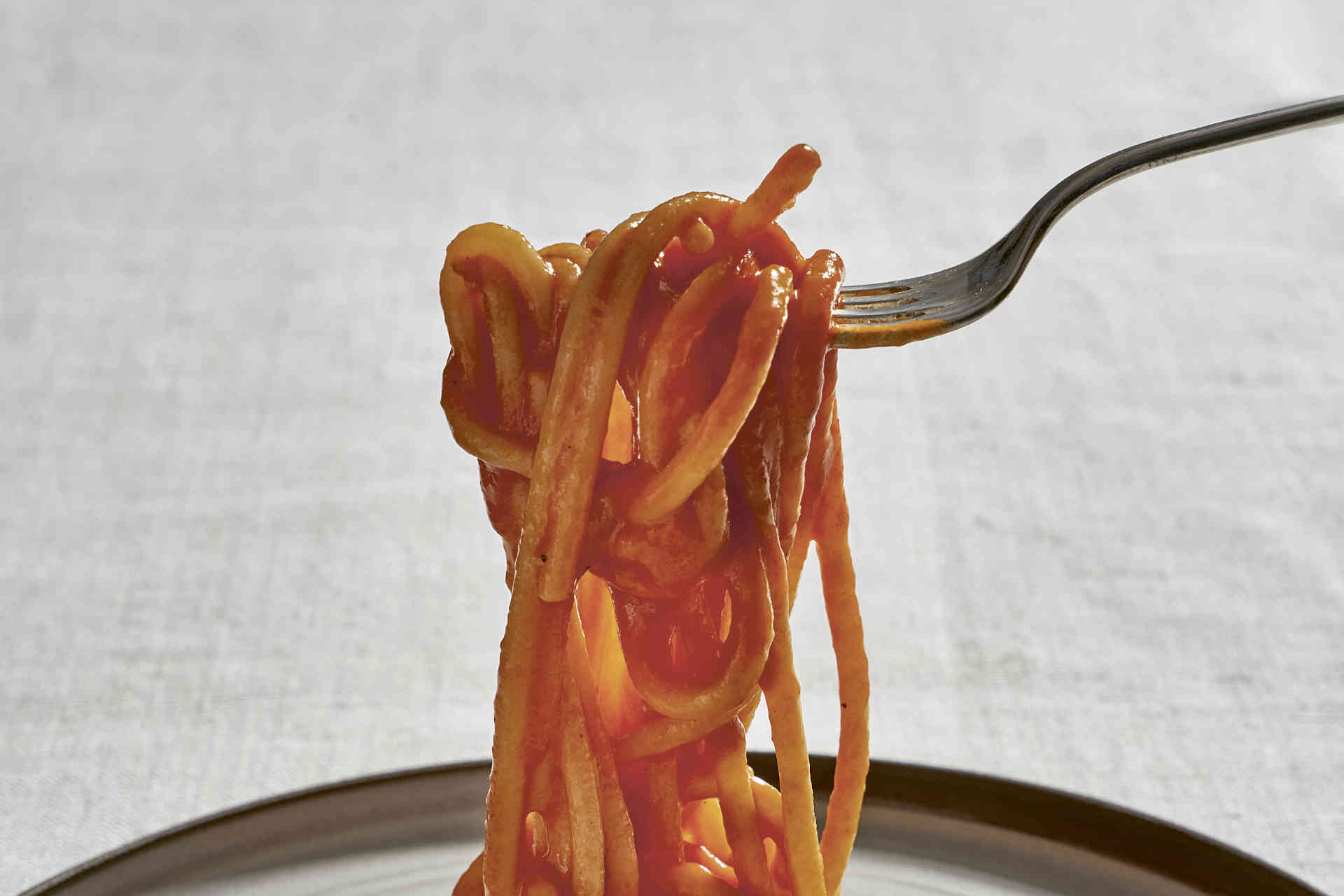 Bigoli con Salsa Pomodoro, photo provided